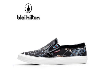 时尚乐福鞋男小白鞋