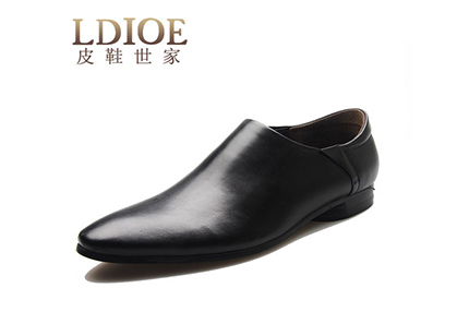 正装皮鞋男真皮韩版潮流尖头皮鞋