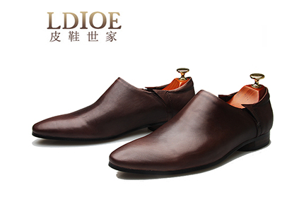 正装皮鞋男真皮韩版潮流尖头皮鞋