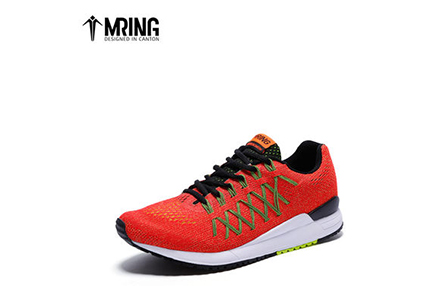 时尚潮流飞织透气素面舒适情侣青年运动鞋